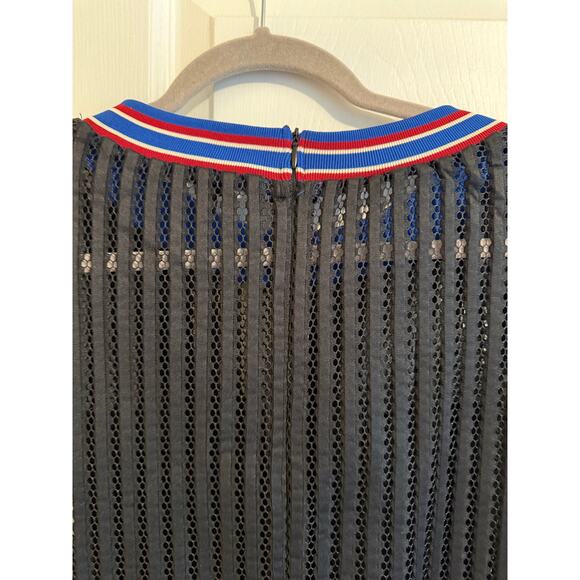 English Factory Anthropologie Black Mesh Sporty Sheer Dress size small - Picture 7 of 9